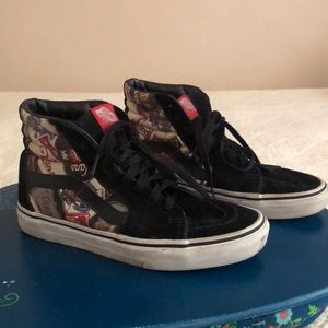 Vans hi top womens 8 mens 6.5